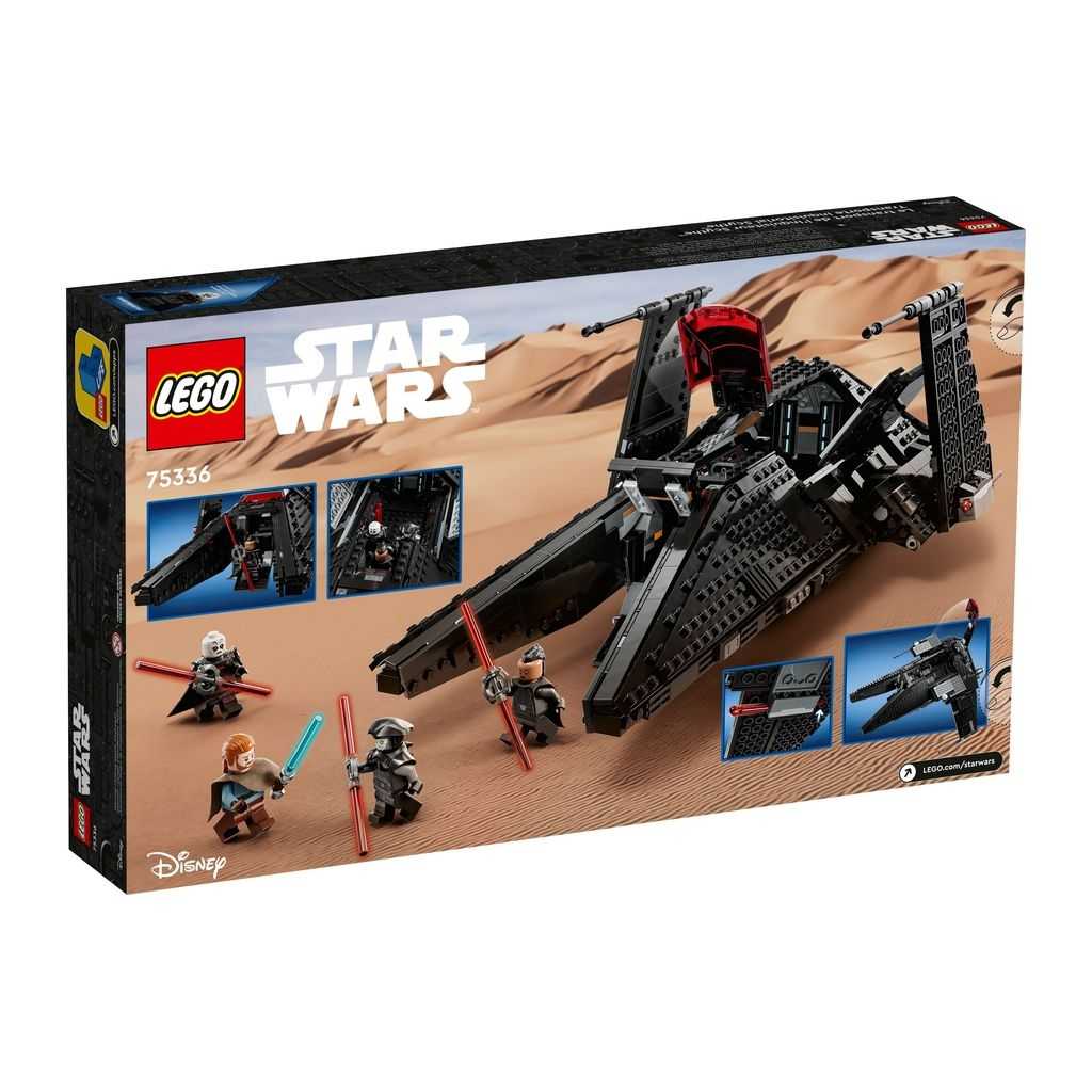 Star Wars Lego Transporte Inquisitorial Scythe Edades 9+ # 75336 Artículo 924 Piezas | OJL-654071